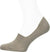 Loafer socks no show taupe