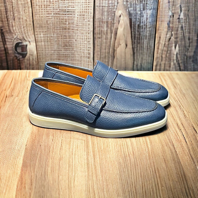 Capri limited || suede d.blauw