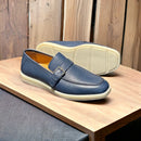 Capri limited || suede d.blauw